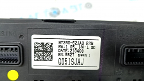 Управление климат-контролем Hyundai Santa FE 21-23 auto, графит с хром