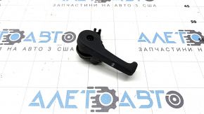 Ручка открытия замка капота салонная Hyundai Santa FE 21-23 черная, с кронштейном