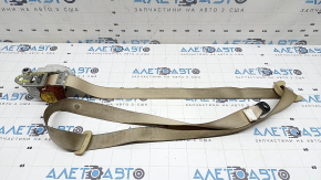 Centură de siguranță șofer cu acționare pentru Toyota Camry V55 15-17 SUA, bej, vopsită cu alice, curățabilă chimic