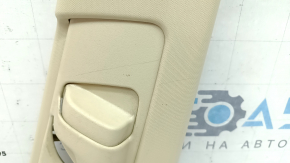 Накладка центральной стойки верхняя ремень правая Toyota Camry v55 15-17 usa бежевая, царапины