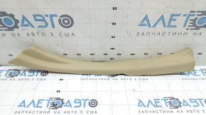 Ornament prag interior ușă spate stânga Toyota Camry V55 15-17 SUA bej, zgârieturi/, curățabil chimic