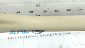 Ornament prag interior ușă spate stânga Toyota Camry V55 15-17 SUA bej, zgârieturi/, curățabil chimic
