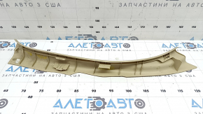 Ornament prag interior ușă spate stânga Toyota Camry V55 15-17 SUA bej, zgârieturi/, curățabil chimic