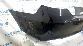 Бампер задний голый Toyota Camry v55 15-17 usa черный, прижат, надрыв, царапины