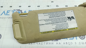 Vizor stânga Toyota Camry v55 15-17 usa bej, fără cârlig, curățabil chimic