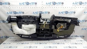 Panou frontal Torpedo cu AIRBAG Toyota Camry v55 15-17 SUA, cusături albe