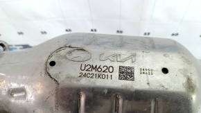Выпускная трасса средняя часть с катализатором Hyundai Tucson 22-24 1.6T HEV без патрубков, вмятины