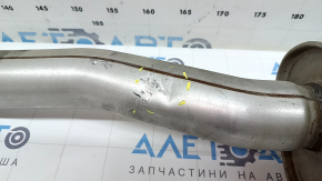 Выпускная трасса средняя часть с катализатором Hyundai Tucson 22-24 1.6T HEV без патрубков, вмятины