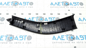 Ornament consolă centrală laterală neagră Hyundai Santa FE 21-23, dreapta sus, crăpături la elementele de fixare