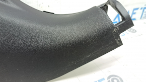 Ornament stâlp față dreapta jos Hyundai Santa FE 22-23 negru, zgârieturi