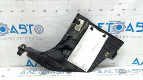 Ornament stâlp față dreapta jos Hyundai Santa FE 22-23 negru, zgârieturi