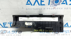 Ornament prag ușă spate stânga Hyundai Santa FE 21-23 negru, zgârieturi, uzat
