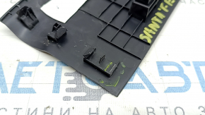 Ornament prag ușă spate dreapta Hyundai Santa FE 21-23 negru, zgârieturi, uzură, prindere ruptă