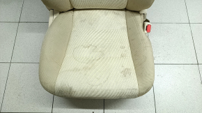 Scaun pasager Toyota Camry v55 15-17 SUA fără airbag, LE, mecanic, material textil bej, curățabil chimic