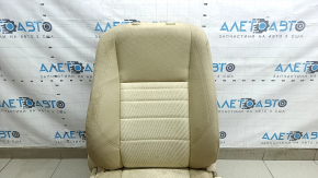 Scaun pasager Toyota Camry v55 15-17 SUA fără airbag, LE, mecanic, material textil bej, curățabil chimic