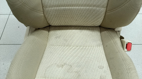 Scaun pasager Toyota Camry v55 15-17 SUA fără airbag, LE, mecanic, material textil bej, curățabil chimic