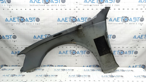 Крыло переднее правое Audi A4 B8 13-16 рест, серебро LX7P, вмятина