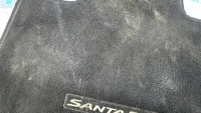 Set covorașe, material textil, Hyundai Santa FE 19-22, negru, curățabil chimic