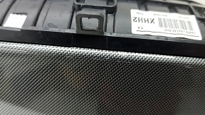 Ornament consolă centrală cu suporturi pentru pahare pentru Hyundai Santa FE 21-23 pentru încărcare wireless și climatizare, gri, zgârieturi