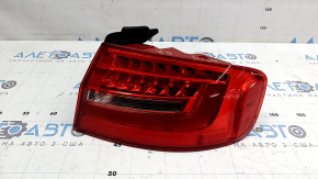 Фонарь внешний крыло правый Audi A4 B8 13-16 рест седан LED, царапины