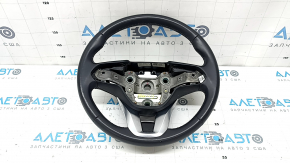 Volan nud Hyundai Santa FE 21-23, piele neagră, fără butoane și padele, zgârieturi, lovituri