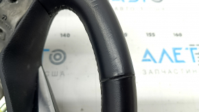 Volan nud Hyundai Santa FE 21-23, piele neagră, fără butoane și padele, zgârieturi, lovituri