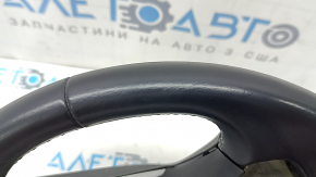Volan nud Hyundai Santa FE 21-23, piele neagră, fără butoane și padele, zgârieturi, lovituri