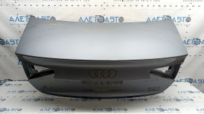 Capac portbagaj Audi A4 B8 13-16 sedan rest fără eleron, argintiu LX7P, vopsit 0.3-0.35