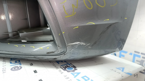 Bara față neaderentă Audi A4 B8 13-16 rest, S-Line, argintie, pentru spălătoare faruri, fără dopuri, zgârieturi, elemente de fixare presate, crăpate, rupte, element de fixare rupt