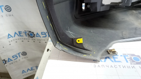Bara față neaderentă Audi A4 B8 13-16 rest, S-Line, argintie, pentru spălătoare faruri, fără dopuri, zgârieturi, elemente de fixare presate, crăpate, rupte, element de fixare rupt