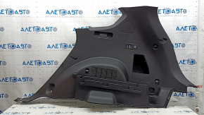 Ornamente arc dreapta Hyundai Santa FE 21-23 negre, fără butoane și brichetă, elemente de fixare rupte, zgârieturi, lovituri, crăpături