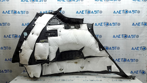 Ornamente arc dreapta Hyundai Santa FE 21-23 negre, fără butoane și brichetă, elemente de fixare rupte, zgârieturi, lovituri, crăpături