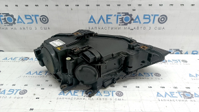 Фара передняя левая в сборе Audi A4 B8 13-16 рест ксенон led, под полировку, царапины, желтит led