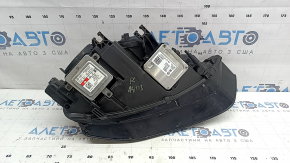 Фара передняя левая в сборе Audi A4 B8 13-16 рест ксенон led, под полировку, царапины, желтит led