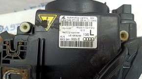 Фара передняя левая в сборе Audi A4 B8 13-16 рест ксенон led, под полировку, царапины, желтит led