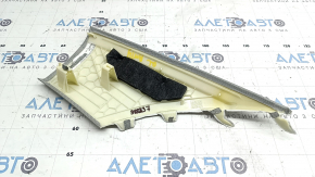 Ornament stâlp spate stânga pentru Audi A4 B8 13-16 rest sedan, gri deschis, curățabil chimic