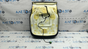 Обшивка подушки пассажирского сиденья Audi A4 B8 13-16 кожа черная, подогрев, царапины, под химчистку