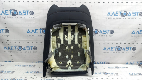 Tapițerie spătar scaun șofer BMW X3 G01 18-21, imitație de piele neagră, încălzită, gata de curățare chimică, cabluri de încălzire tăiate