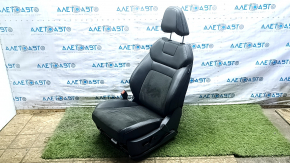 Водительское сиденье Nissan Ariya 23-26 с airbag, электрическое, подогрев, кожзам черный с вставкой алькантары