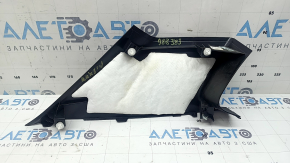 Ornament stâlp spate în spatele geamului dreapta BMW X3 G01 18-24 negru, zgârieturi