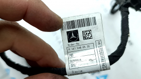 Cablajul barei spate Mercedes X167 GLS 450 20-23 pentru senzorii de parcare și senzorul de deschidere a piciorului, dispozitivul de fixare a zăvorului este defect
