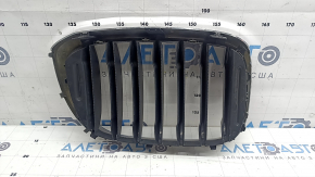 Grilă radiator stânga BMW X3 G01 18-21, ramă cromată + grilă neagră