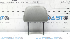 Подголовник 2 ряда правый Audi A4 B8 08-16 кожа серая с серой строчкой, потерт