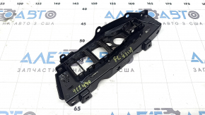 Ornament comandă ridicare geam stânga față BMW X3 G01 18-24 negru cu crom, zgârieturi