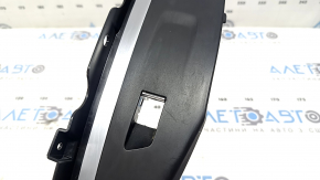 Ornament comandă ridicare geam dreapta față BMW X3 G01 18-24 negru cu crom, zgârieturi