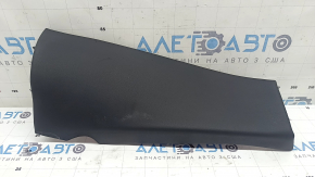 Ornamente laterale dreapta pentru scaunele spate BMW X3 G01 18-21, imitație de piele, negre, cu lovituri