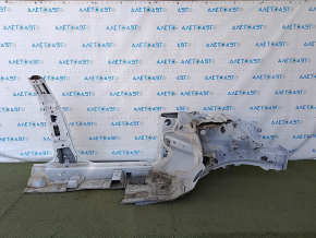 Sfert stânga față la Ford Fusion mk5 13-20, decupat, cu stâlp central, alb, fără stâlp superior