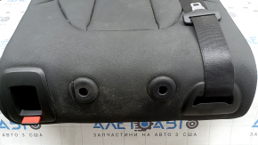 Спинка заднего ряда 2 ряд левая BMW X3 G01 18-21 кожзам черный, с черным ремнем, под химчистку