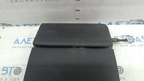 Spătar banchetă spate, al doilea rând, central, BMW X3 G01 18-21, imitație de piele neagră, cu cotieră, curățabil chimic