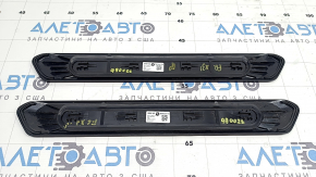 Set ornamente prag exterior pentru BMW X3 G01 18-21, 2 buc., cromate, inscripție M, zgârieturi, denivelări